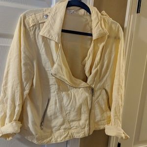 Sunbeam linen moto jacket - Maurices